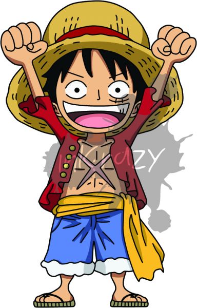 Estampa Luffy Mini - OBM