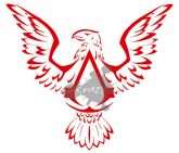 Estampa Assassins Creed 3 Emblema  - Camiseta Branca