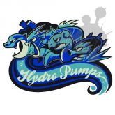 Estampa Hydro Pumps, Pokemon - Dark Transfer