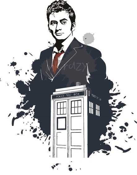 Estampa Doctor Who - Camiseta Branca