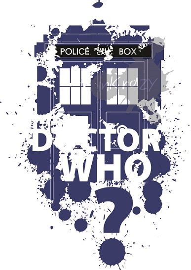 Estampa Doctor Who (Tardis) - Camiseta Branca