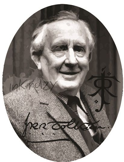 Estampa Tolkien - Camiseta Branca