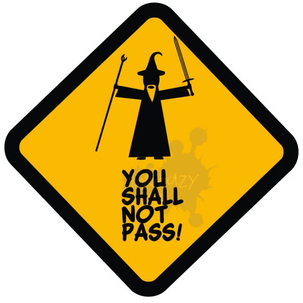 Estampa You Shall Not Pass - OBM