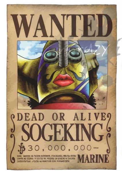 Estampa Sogeking Wanted - OBM