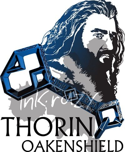 Estampa Thorin Oakenshield - Camiseta Branca