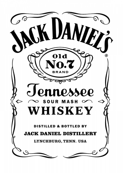 Estampa Jack Daniel's - Camiseta Branca